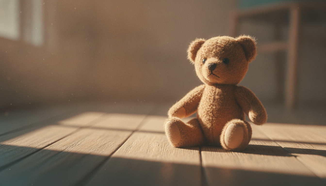 Gentle still life with soft natural light, evoking understanding and inner-child healing