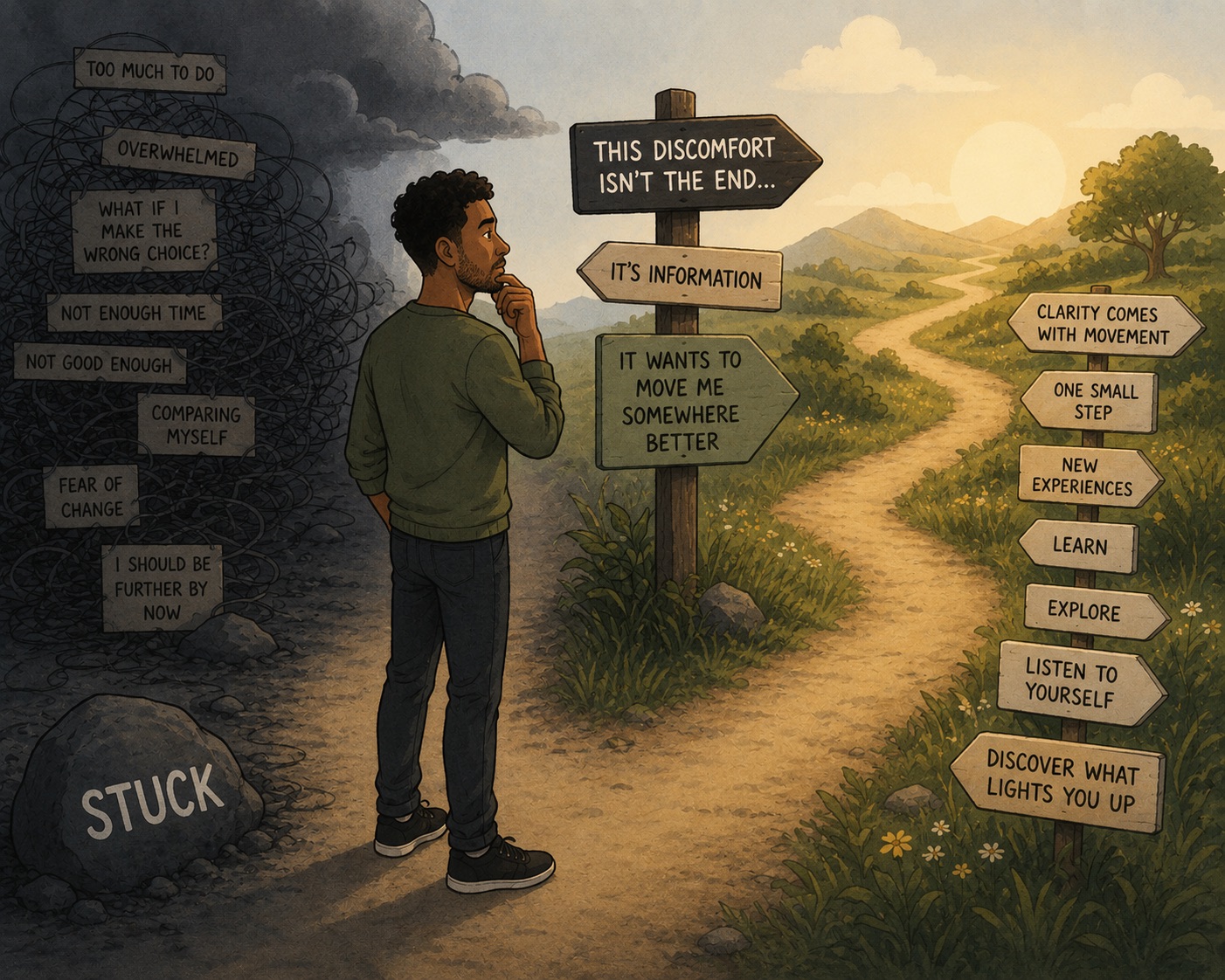The Useful Discomfort of Feeling Stuck