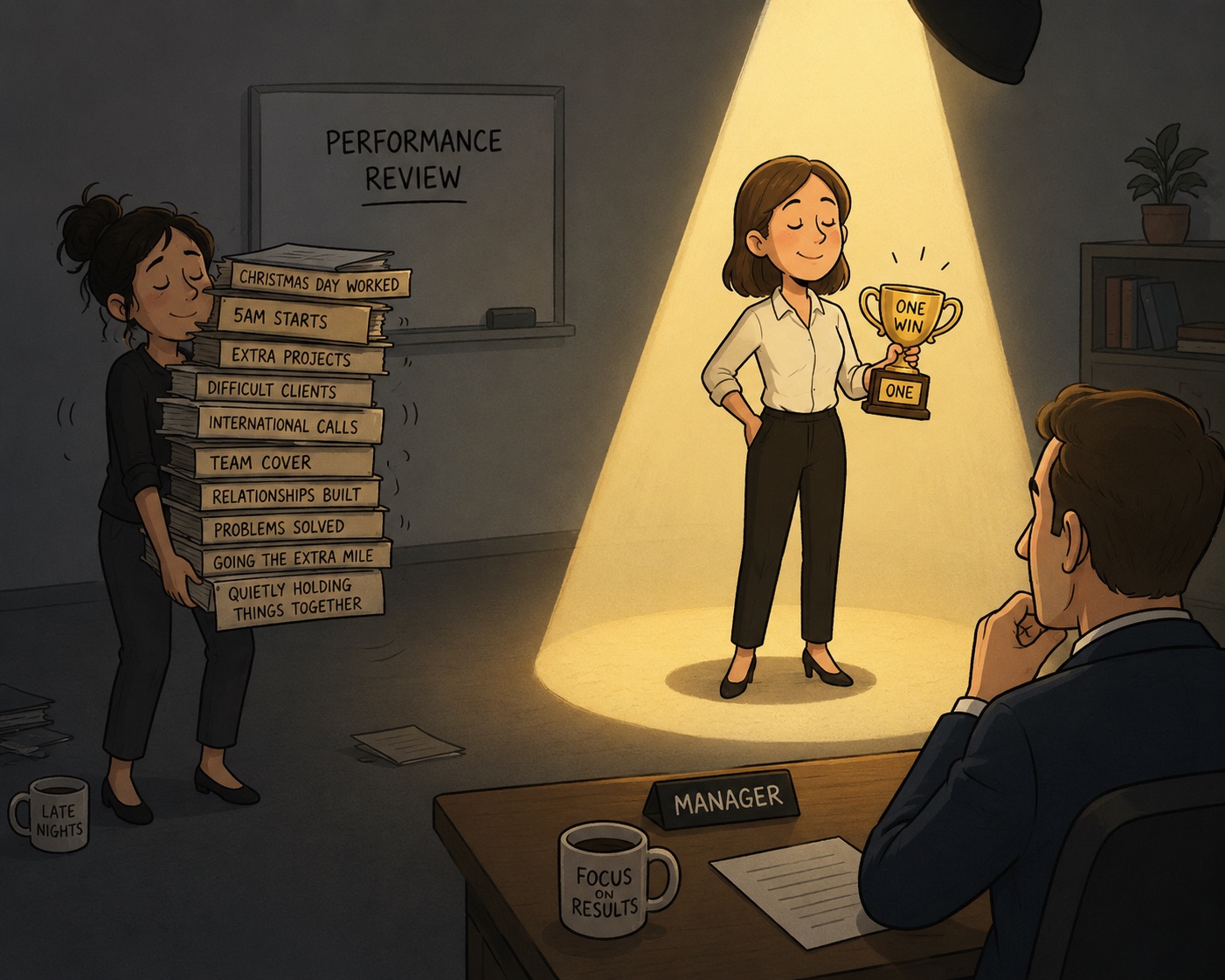 Why Working Hard Isn't the Same as Being Seen